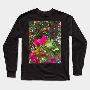 Fuchsia Bougainvillea Long Sleeve T-Shirt